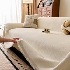 XTER 四季 Senil 防滑沙發罩, 象牙白 素色, 1個