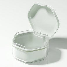 Steadial 高級矯正器假牙維持器收納盒, 薄荷綠, 1個