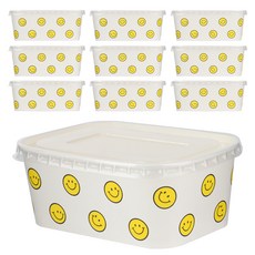 EY&STORY 微笑外帶容器 880ml, 10入, 1套