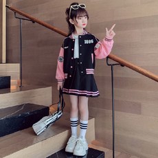 宥莉 女童棒球制服 & 百褶裙 Porin 兩件式套裝