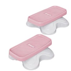 RION 健身用具 扭腰轉盤 SI140 2入, 粉紅色