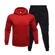 마켓에이 솔리드 후드티 + 스웨트 팬츠 세트