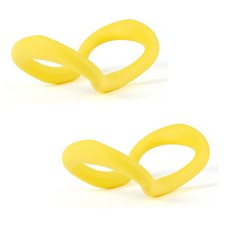 Kongine瑜珈環 軟式 2入, 黃色的