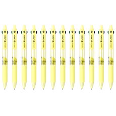 Lineplus M4 4色原子筆 0.5mm 12入, 黃色, 1個