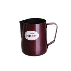 HOMART 테프론코팅 밀크 스팀피쳐 600ml, 퍼플, 1개