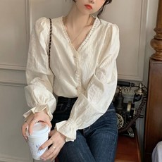 MarketA 女款春秋可愛風襯衫