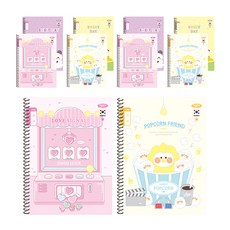 PENPIA Penpia女子1000小學生10寫春季筆記本, 10個, 隨機發貨