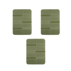 더플로우 착착 쪼꼬만한 방습 휴대용 쿠션 매트 3p, 카키