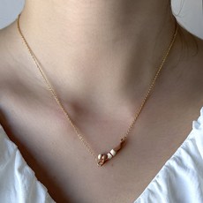 다주드 여성용 앤틱 유광 다이버 목걸이