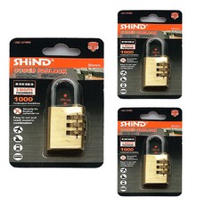 ABM 密碼鎖 30mm, 3個