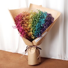 浪漫的永生花霧花束, 彩虹