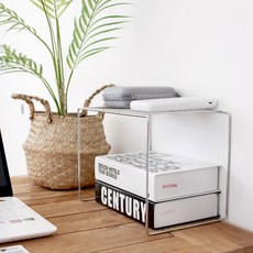 LIVING HAPPY HIGH 收納層架, 1層, 銀色