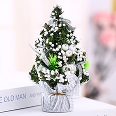 UM 미니 크리스마스 트리, 실버