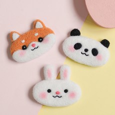 All-rounder髮夾胸針毛氈材料包 C, 1個, 混合色 C