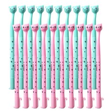 2Youngdesign 貓咪腳印圖案中性筆 0.5mm, 20個, 隨機出貨