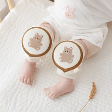BABY&I 幼兒柔軟護膝 左右一組, 幸福小熊, 1個