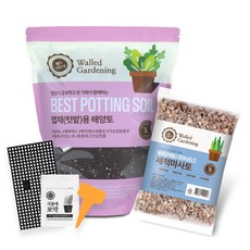 월드가드닝 텃밭식물용 배양토 분갈이 5종 세트, 1개, 5L