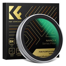 케이앤에프컨셉 NANO-X Fuji X100 시리즈용 블랙미스트 1/4 렌즈 필터, 1개, KF01.2704