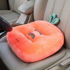 URBAN CAR 厚實增高車用坐墊, 胡蘿蔔, 1個