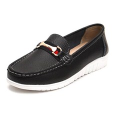 트리샤 여성용 가죽 버클비죠 장식 로퍼 3cm TMA2701