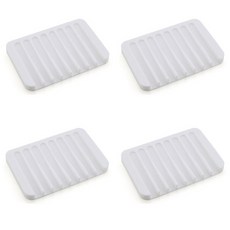 파수스 실리콘 비누받침, 화이트, 4개