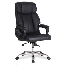 파파가구 사무용 오피스 책상 사무실 컴퓨터 의자 사무용 HY-011, 블랙