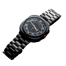 Nuart Galaxy Watch Ultra 相容金屬錶帶, 1個, 黑色