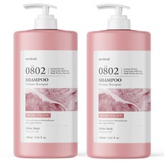Merhent 大容量香氛洗髮精 白麝香, 1000ml, 2瓶