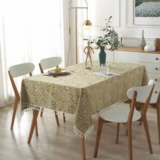 北歐風高級桌布 D176, 類型2, 140 x 140 cm