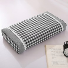 순잠 눌리지 않는 탄탄한 지지력 메밀 베개, 블랙, 1개