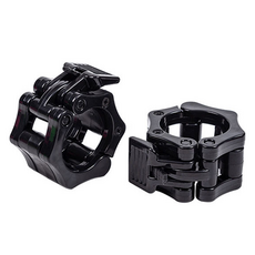 130BPM 六角槓鈴卡扣, 黑色, 2個
