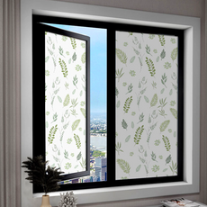 Nanli姊妹 自黏窗戶貼膜, 綠色花園