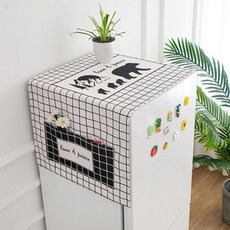 페어링 북유럽풍3 전자렌지 세탁기 냉장고 커버, 14