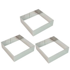 DAEIL 慕斯蛋糕方形模具, 3個