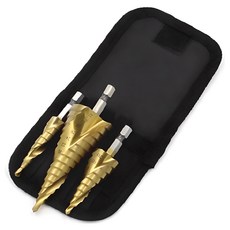 StanMan 六角柄 HSS 麻花階梯鑽 3件組, 1套