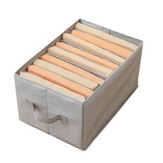 Hanui Normal Oxford Divider 中號 9 隔層衣物收納袋, 灰色, 1個