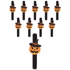 LivingDA 亮粉萬聖節手環, 10個, 戴帽南瓜