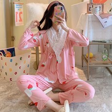 DM 임부용 큐티 수유잠옷 상하 세트