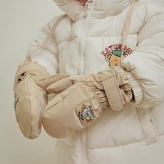 밀크마일 멍멍도톰 겨울장갑