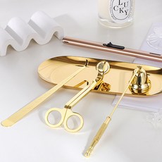 Dubom 燈芯剪刀鼻煙器套組, 1套, 黃金