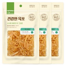 네츄럴랩 건강한 육포 강아지 간식, 칠면조, 100g, 3개