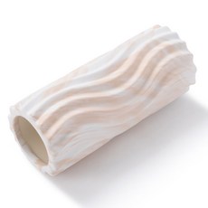 Lalaapple 波浪按摩泡棉滾筒, 亞麻米色, 1個