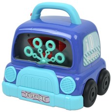 汽車造型自動泡泡機 固定式泡泡槍 + 50ml泡泡液 + 10ml濃縮液 套組, 藍紫色, 1套