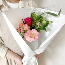 코코도르팜 생화 스위트핑크 꽃다발, 혼합색상