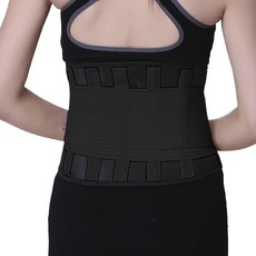 리치덕 통기성 허리보호대 블랙, 1개