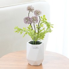 도시정원 분꽃 조화 소품, 퍼플, 1개