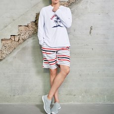 VENDIS 男款 Bitooz 海灘褲, 紅色