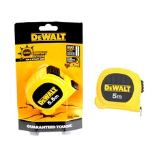DEWALT 得偉 高級捲尺 DWHT36157L 5.5m*25mm+捲尺 DWHT36156L 5m*19mm, 1組
