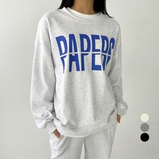 Planday 女性Big Pepper寬鬆大學T+束口褲上下套裝