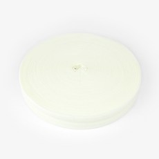 彈性包邊帶 20mm, 02 象牙白, 1個